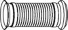 DINEX 82230 Corrugated Pipe, exhaust system